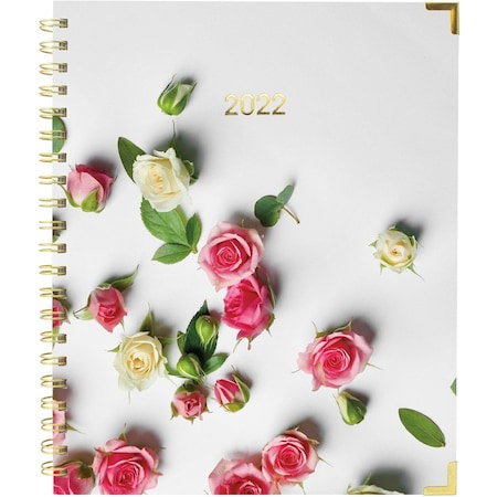 Blueline Planner, Wk/Mth, Roses, 11""X8"" REDC3600301